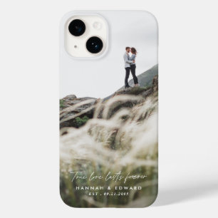 Coque Pour iPhone 14 True Love photo moderne minimaliste cadeau personn