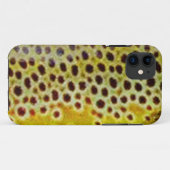Coques Case-Mate iPhone Truite Brown par PatternWear© (Dos (Horizontal))