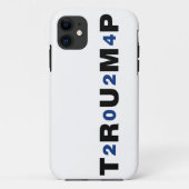 Coques Case-Mate iPhone Trump 2024 bleu (Dos)