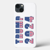 Coques Case-Mate iPhone Trump 2024 Étoiles et rayures (Verso)
