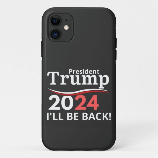 COQUES Case-Mate iPhone TRUMP 2024 - JE REVIENDRAI ! (Dos)