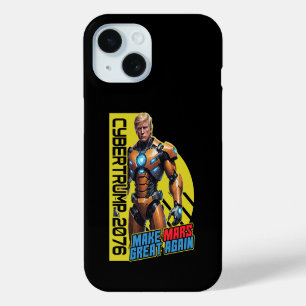 Coque Pour iPhone 15 Trump 2076 Campagne présidentielle martienne