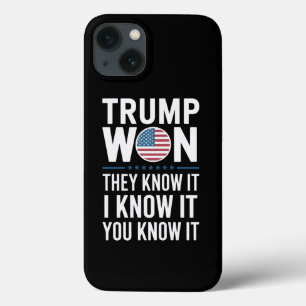 Case-Mate iPhone Case Trump a gagné, ils le savent 2024 47e Président ga