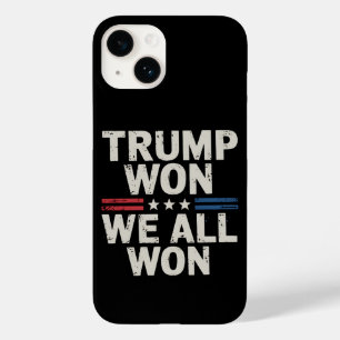 Coque Pour iPhone 14 Trump a Gagné Nous Avons Tous Gagné Président 47 É