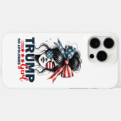 Coques Case-Mate iPhone Trump Girl Pas d'excuses Messy Bun Lunettes de sol (Verso (horizontal))
