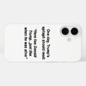 Coques Case-Mate iPhone Trump menté (Verso (horizontal))
