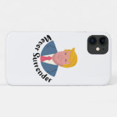 Coques Case-Mate iPhone Trump Mushot ne se rend jamais (Dos (Horizontal))