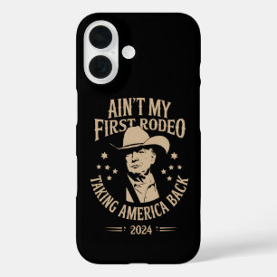 Coques iPhone 16 Trump n'est pas mon premier cow-boy américain de r