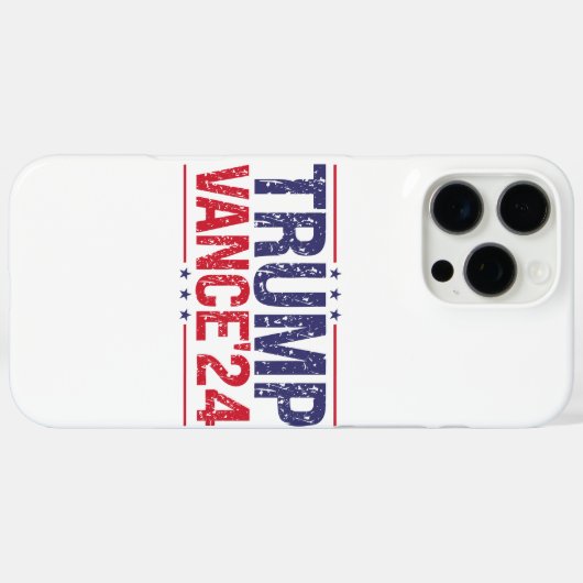 Coques Case-Mate iPhone Trump Vance 2024 (Verso (horizontal))