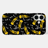 Coques Case-Mate iPhone Trumpet Music Notes Motif (Verso (horizontal))