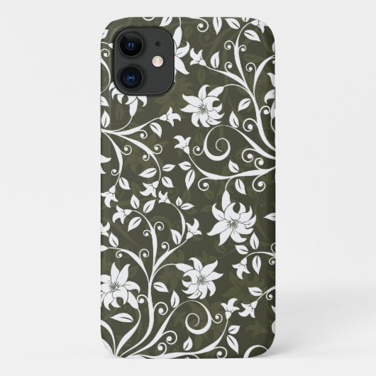 Coques Case-Mate iPhone Trumpetflower d'olive (Dos)