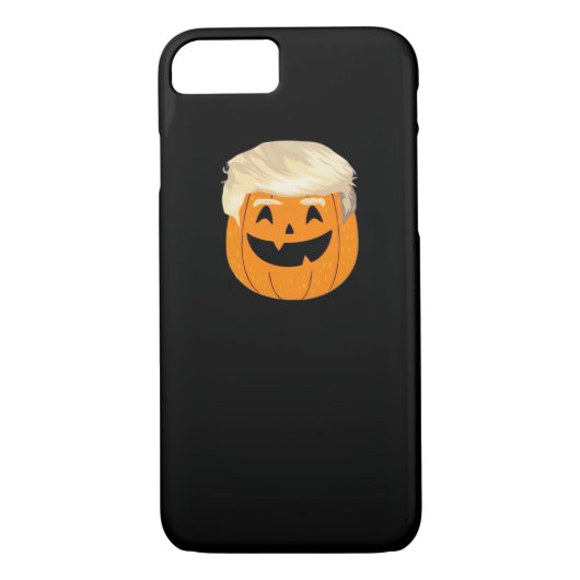 Coques Case-Mate iPhone Trumpkin Citrouille Halloween classique (Dos)