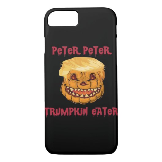 Coques Case-Mate iPhone Trumpkin Citrouille mangeur classique (Dos)