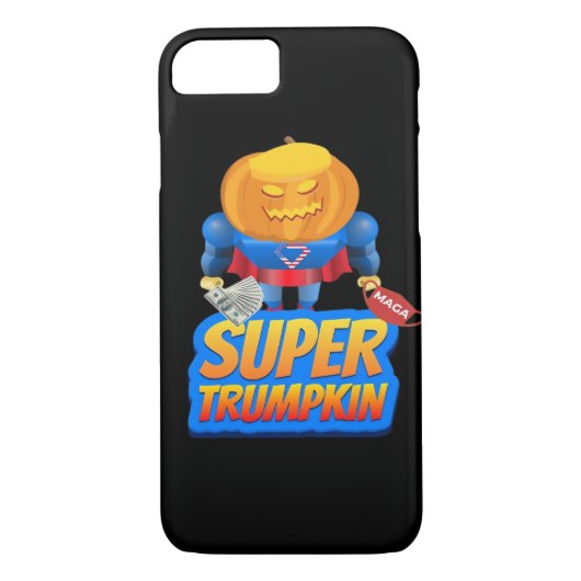 Coques Case-Mate iPhone Trumpkin Funny Citrouille Head Halloween Costume C (Dos)