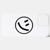 Coques Case-Mate iPhone ㋡ Tsu Kana Katakana Smiling Emoji / Emoticon (Verso (horizontal))