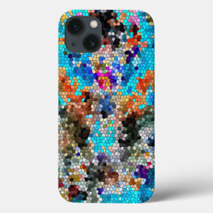 iPhone 13 Coque TTEQOTGCubismINV SGDRKDP BLUE