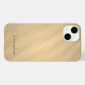 Coques Case-Mate iPhone Ttitane or acier inoxydable Imprimer iphone 15 (Verso (horizontal))
