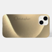 Coques Case-Mate iPhone Ttitane or acier inoxydable Imprimer iphone 15 (Verso (horizontal))