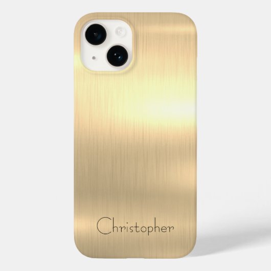 Coques Case-Mate iPhone Ttitane or acier inoxydable Imprimer iphone 15 (Verso)