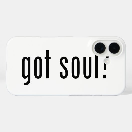 Coques Case-Mate iPhone tu as une âme ? (Verso (horizontal))