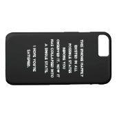 Coques Case-Mate iPhone Tu l'as effondré ! Humour physique quantique (Dos (Horizontal))