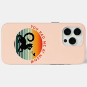 Coques Case-Mate iPhone Tu M'as Eu À Miaou Chat Mignon (Verso (horizontal))