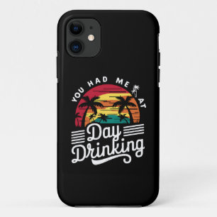 Case-Mate iPhone Case Tu M'as Eu Dès La Boisson De Jour Drôle Rétro Plag