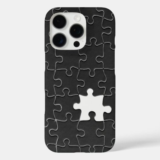 Coques Case-Mate iPhone Tu Me Complètes Romantique Noir et Blanc Puzzle (Verso)