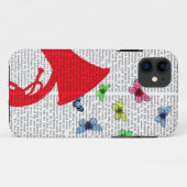 Coques Case-Mate iPhone Tuba avec des papillons (Dos (Horizontal))