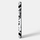 Coques Case-Mate iPhone Tubulage Blanc Sur Noir (Verso / Gauche)