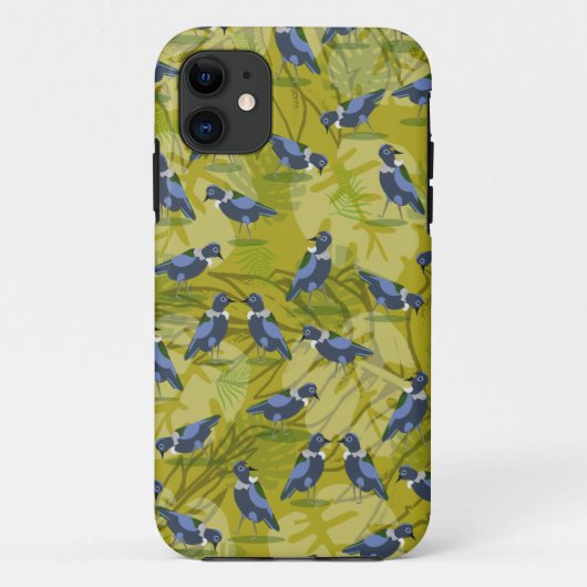 Coques Case-Mate iPhone Tui New Zealand Bird Motif (Dos)