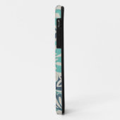 Coques Case-Mate iPhone Tuile bleue I de batik (Dos/Gauche)