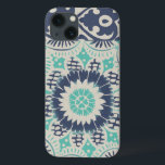 Etui iPhone Case-Mate Tuile bleue III de batik<br><div class="desc">Floral</div>