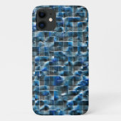 Coques Case-Mate iPhone Tuile de céramique rustique gris-gris virtuelle av (Dos)