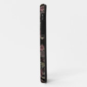 Coques Case-Mate iPhone Tuile de verre 3D roses liquides et étoiles (Dos/Gauche)