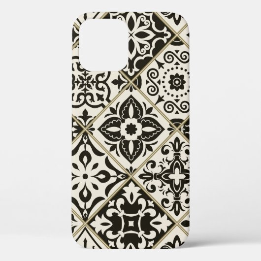 Coques Case-Mate iPhone Tuile en patchwork sans couture avec Islam, arabe, (Verso)
