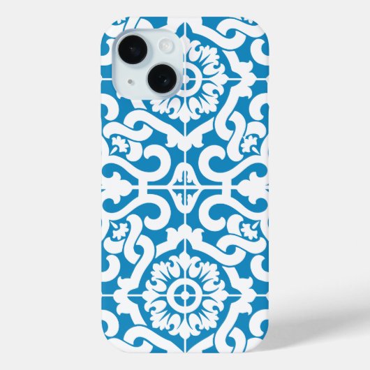 Coques Case-Mate iPhone Tuiles bleues portugaises 1 (Verso)