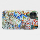 Coques Case-Mate iPhone Tuiles de mosaïque de Guell du parc de Gaudi (Dos (Horizontal))