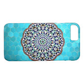 Coques Case-Mate iPhone Tuiles de Yazd (Dos (Horizontal))