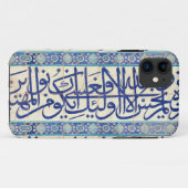 Coques Case-Mate iPhone Tuiles d'Iznik avec la calligraphie islamique (Dos (Horizontal))