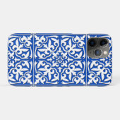 Coques Case-Mate iPhone Tuiles marocaines - bleu cobalt et blanc (Dos (Horizontal))