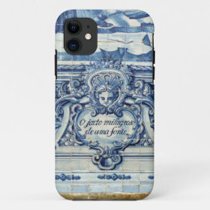 Coque Case-Mate Pour iPhone Tuiles murales portugaises bleues et blanches avec