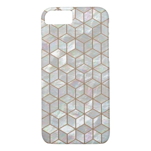 Coques Case-Mate iPhone Tuiles nacrées (Dos)