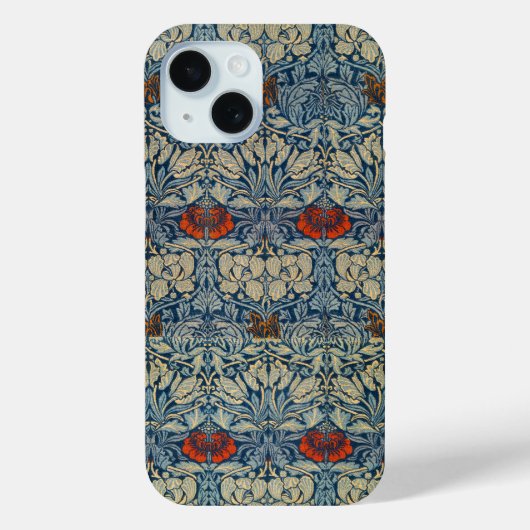 Coques Case-Mate iPhone Tulip et Rose Date, Design 1876 William Morris (Verso)