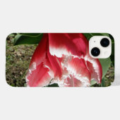 Coques Case-Mate iPhone Tulipe à franges roses (Verso (horizontal))