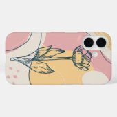 Coques Case-Mate iPhone Tulipe Abstraite (Verso (horizontal))