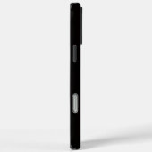 Coques Case-Mate iPhone Tulipe blanc perle Black 4 Luxe iPhone 16 Pro Max (Verso / Droite)