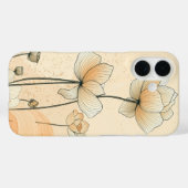Coques Case-Mate iPhone Tulipe de crème solaire (Verso (horizontal))
