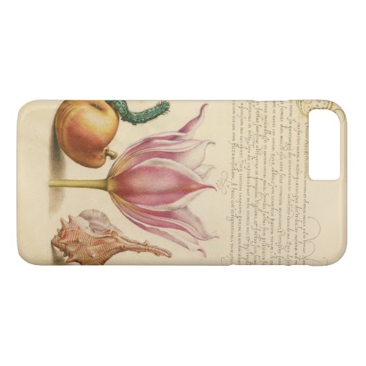 Coques Case-Mate iPhone Tulipe rose et Catepillar (Dos (Horizontal))