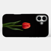 Coques Case-Mate iPhone Tulipe Rouge Rubis Noir 4 Luxe iPhone 16 Plus (Verso (horizontal))